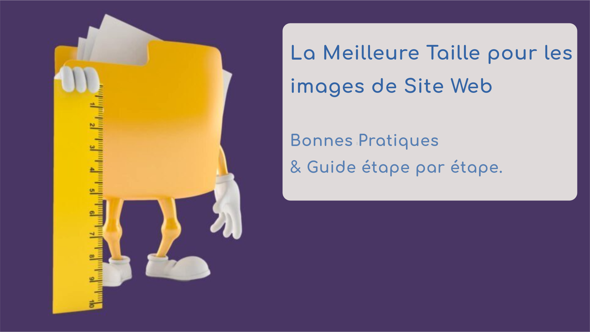 La meilleure taille d'image pour site web